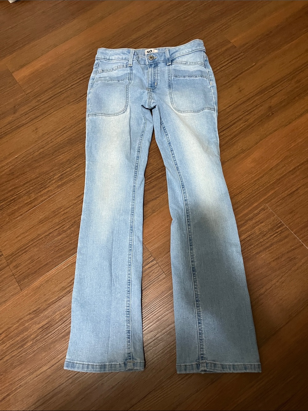 SO Light Blue lightly Flared Denim Jeans